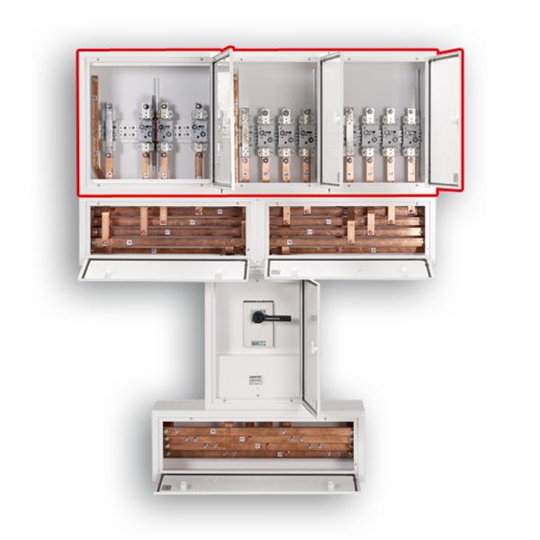 CX PROT SAÍDAS L500xA500 CPS 1S NH1 TRIF