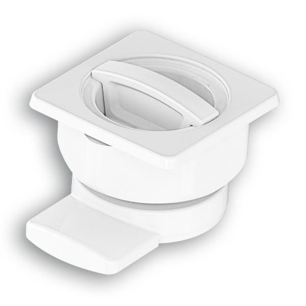 FLAT PLASTIC HANDLE LOCK D90