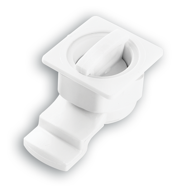 CURVED CAM PLASTIC HANDLE LOCK