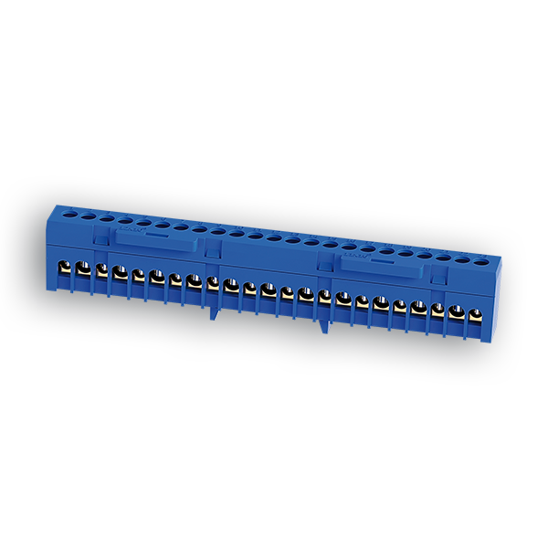 INSULATED NEUTRAL BUSBAR 23 CONNECTION BLUE