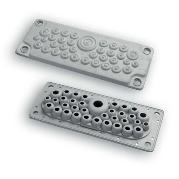 PLACA PASACABLES IP65 35 ENT