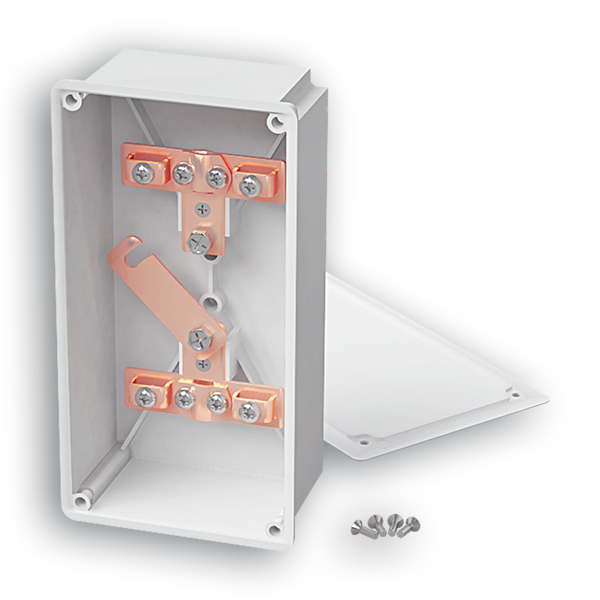 CAJA MEDICIÓN TIERRA (COBRE) 5 ENT 5 SALIDAS
