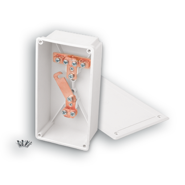 CAJA MEDICIÓN TIERRA (Fe COBRE) 1 ENT 5 SALIDAS